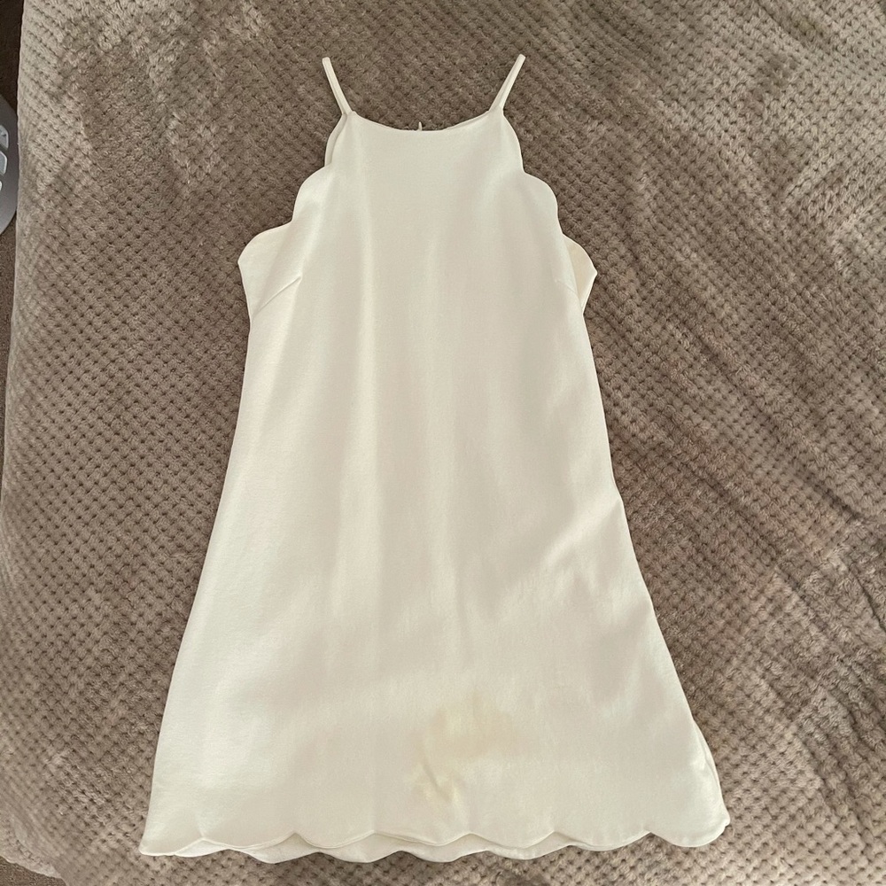 Formal White Mini Dress
